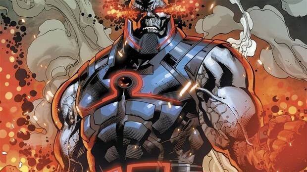 Darkseid en una de las vietas de los cmics