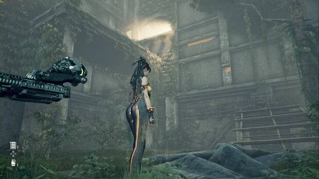 Stellar Blade - Adam el carroñero: salientes escalables en la pared