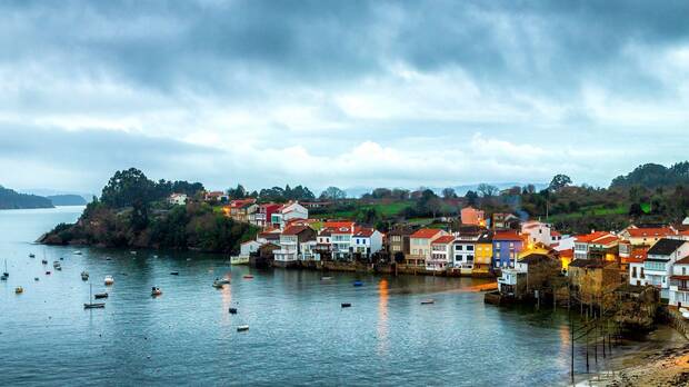 Pueblo de Redes en Galicia