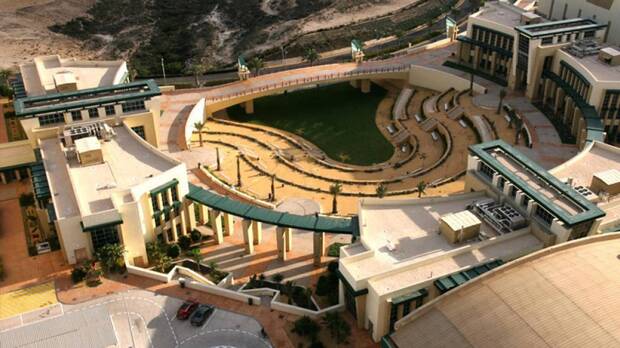 Vista area de los estudios Ciudad de la Luz, en Alicante