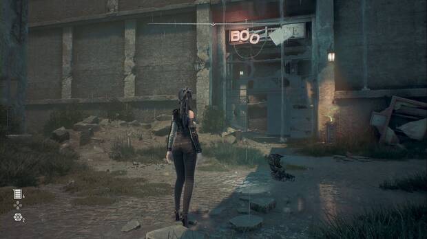 Stellar Blade - Las palabras de Madresfera: ubicación de la biblioteca en la calle Eidos 7 donde se encuentra el Libro de la Fe