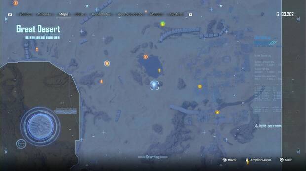 Stellar Blade - Ubicación de la máquina expendedora al sur del oasis del Gran Desierto conde se consigue la lata Néctar de uva
