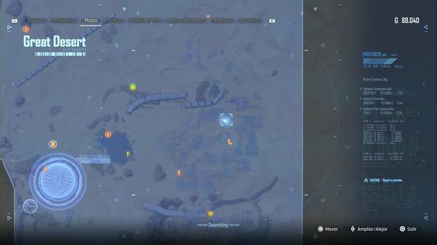 Stellar Blade - Latas en el Gran Desierto: ubicación del puzle de placas al norte de la cúpula de hierro de las ruinas del este donde se puede conseguir la lata Te con leche de The Haven