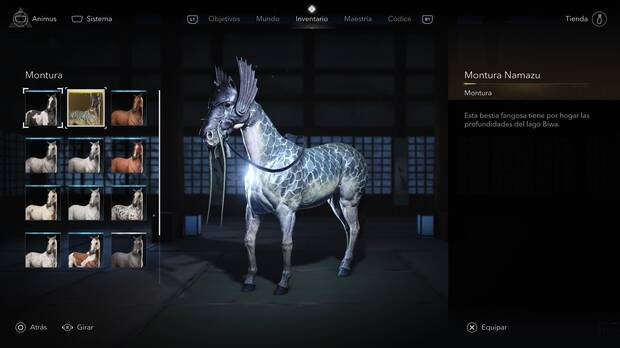 Assassin's Creed Shadows - Cofre para obtener como recompensa la montura legendaria Namazu