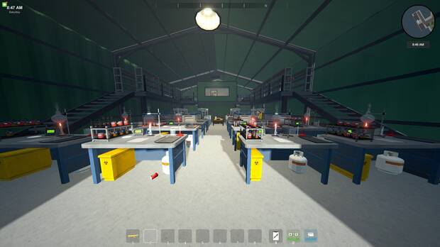 ...para acabar montando auténticos laboratorios que son máquinas de producción.
