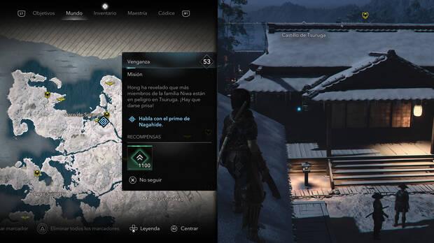 Assassin's Creed Shadows - Misiones El Zorro - Localización del primo de Nagahide en Venganza