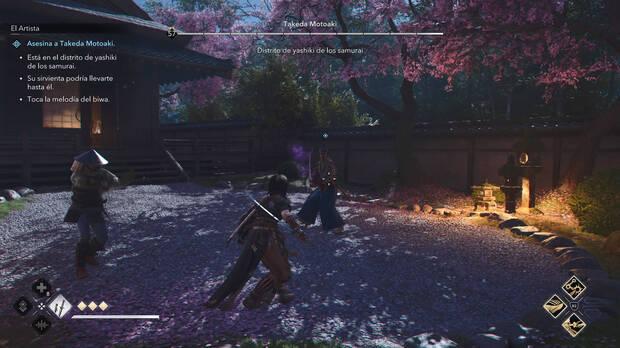Assassin's Creed Shadows - Misiones El Zorro - Combate contra Takeda Motoaki