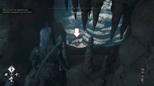 Assassin's Creed Shadows - Primera vasija explosiva oculta en el Túmulo velado