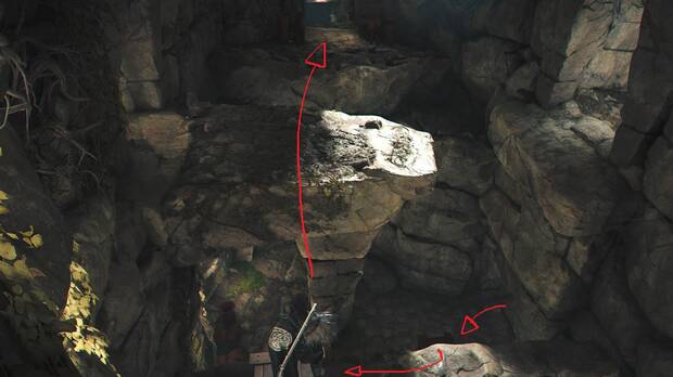 Assassin's Creed Shadows - Ascender por la gruta de los dos bloques del Kofun de Shimosato