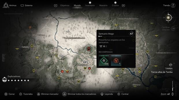 Assassin's Creed Shadows - Localización de Santuario Atago