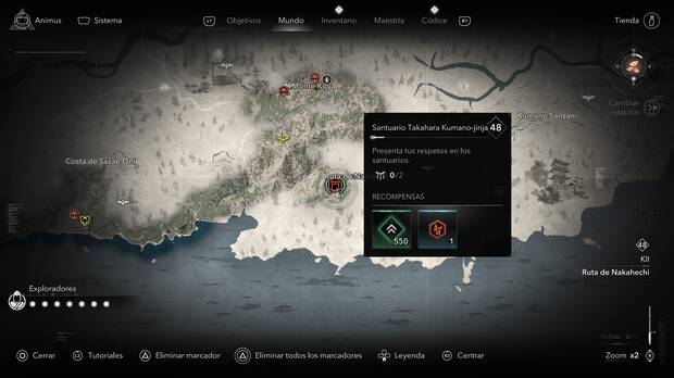 Assassin's Creed Shadows - Localización de Santuario Takahara Kumano-jinja