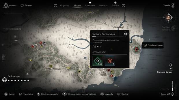 Assassin's Creed Shadows - Localización de Santuario Kamikura-jinja