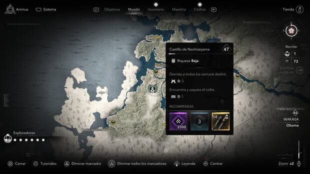 Assassin's Creed Shadows - Localización de Castillo de Nochiseyama