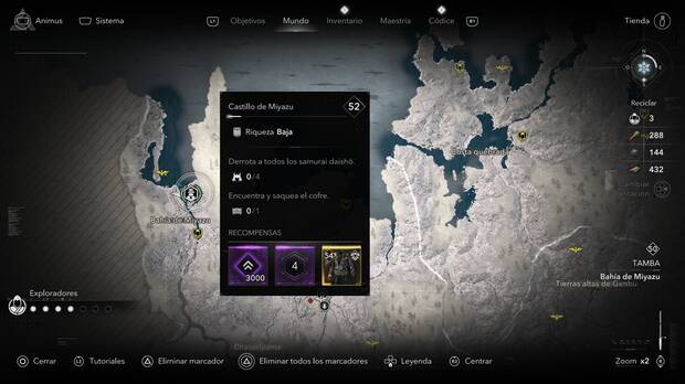 Assassin's Creed Shadows - Localización de Castillo de Miyazu