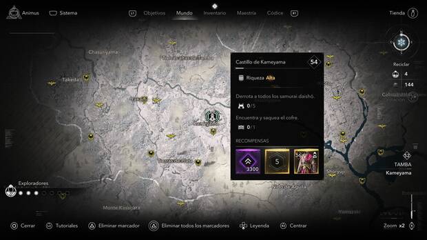 Assassin's Creed Shadows - Localización de Castillo de Kameyama