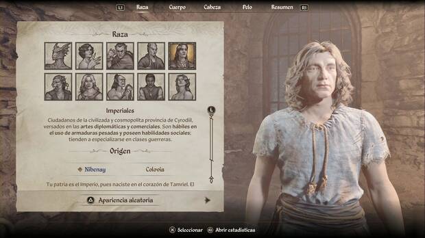The Elder Scrolls IV: Oblivion Remastered - Razas, Imperiales