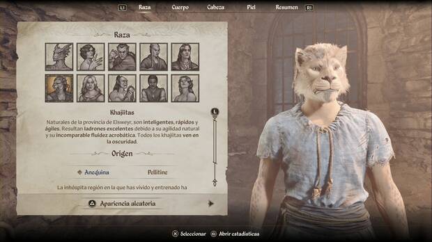 The Elder Scrolls IV: Oblivion Remastered - Razas, Khajitas
