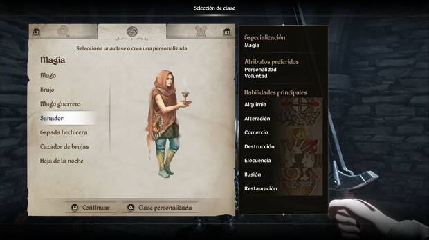 The Elder Scrolls IV: Oblivion Remastered - Clases, Sanador