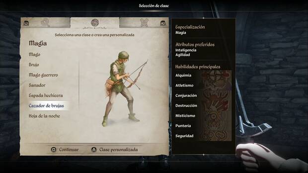 The Elder Scrolls IV: Oblivion Remastered - Clases, Cazador de brujas
