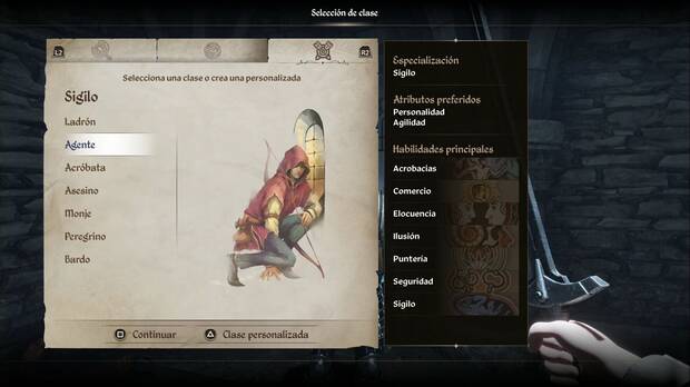 The Elder Scrolls IV: Oblivion Remastered - Clases, Agente