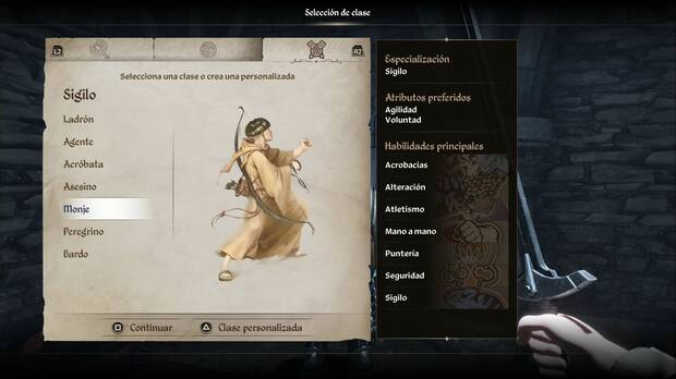 The Elder Scrolls IV: Oblivion Remastered - Clases, Monje