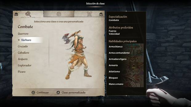 The Elder Scrolls IV: Oblivion Remastered - Clases, Bárbaro