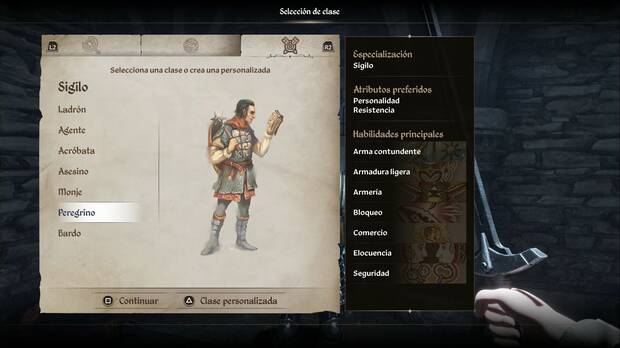 The Elder Scrolls IV: Oblivion Remastered - Clases, Peregrino