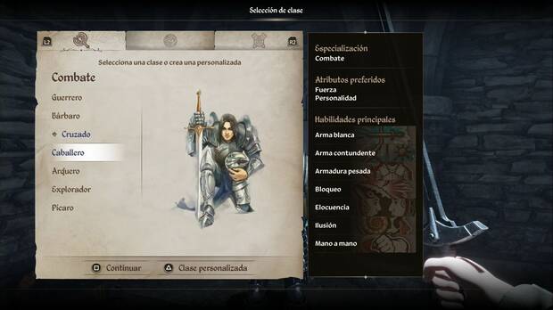 The Elder Scrolls IV: Oblivion Remastered - Clases, Caballero