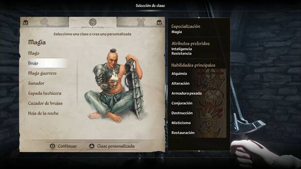 The Elder Scrolls IV: Oblivion Remastered - Clases, Brujo