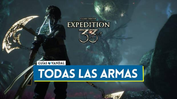Guía de Clair Obscur: Expedition 33 - Todas las armas y cómo conseguirlas