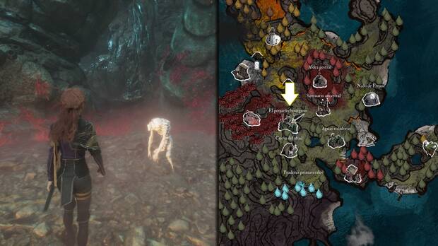 Clair Obscur: Expedition 33 - Localización de la misión del nevron Bourgeon