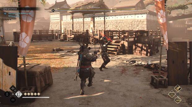 Assassin's Creed Shadows - Enfrentarse a Baltazar y recuperar la katana de Mitsuyoshi