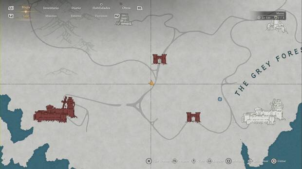 Crimson Desert - Desaf�os de Al l�mite de la ley, ubicaci�n del artefacto La corona del cuervo y el �ltimo caballero