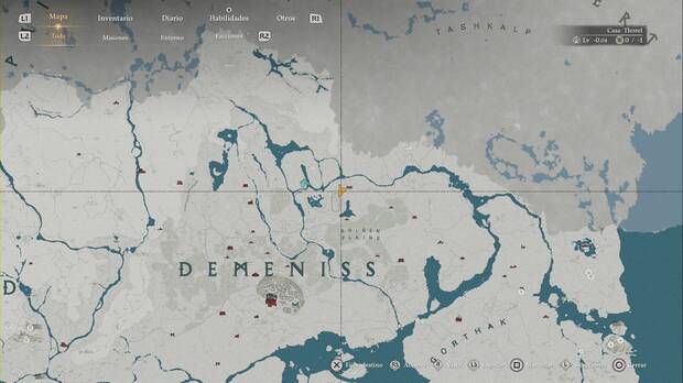 Crimson Desert - Desaf�os de Arma de dos manos, ubicaci�n de Tajo abrumador II