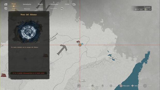 Crimson Desert - Nexos del Abismo en Tommaso, ubicaci�n del punto de viaje r�pido Monta�as Carms�es (2)