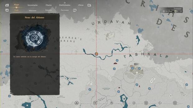 Crimson Desert - Nexos del Abismo en Tommaso, ubicaci�n del punto de viaje r�pido Ombligo del Mundo