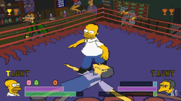 The Simpsons Wrestling