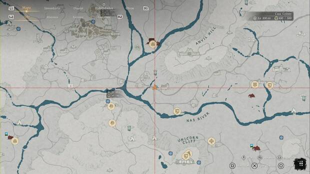 Crimson Desert - Animales legendarios, Le�n negro, ubicaci�n del cruce al sudeste de la ciudad de Hernand donde se encuentra el cartel de recompensa de Haldin