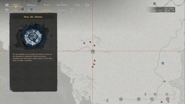Crimson Desert - Materiales, ruta de Granate al suroeste de Hernand