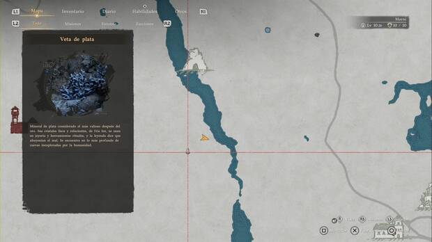 Crimson Desert - Materiales, ubicación de una mina con vetas de plata