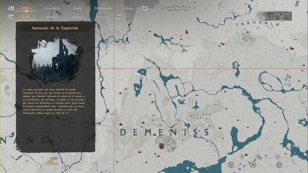 Crimson Desert - Mejores armaduras, ubicación del Santuario de la Expiación al norte de Demeniss