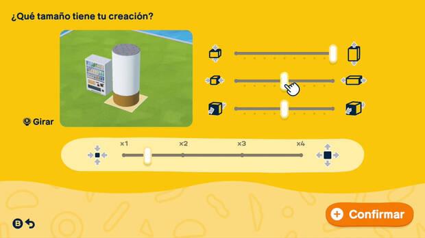 Al crear edificios podemos modificar su iluminación y textura. También hay varias opciones al diseñar elementos decorativos, la comida o la bebida, entre otros.