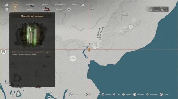 Crimson Desert - Infortunio, ubicaci�n de la Cumbre del Ahorcado