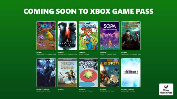Game Pass segunda mitad abril 2026