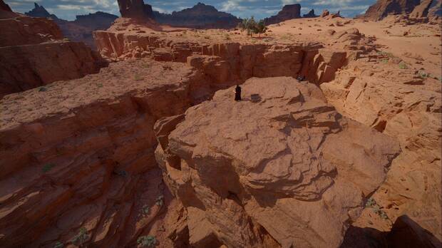 Crimson Desert - Animales legendarios, F�nix; plataforma desde la que esperar al F�nix