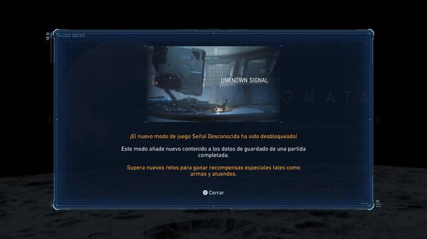 Pragmata - Informaci�n y detalles del modo post-game Se�al Desconocida