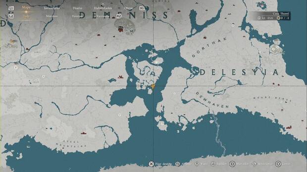 Crimson Desert - Infortunio, ubicaci�n de Brota el verde en la cima