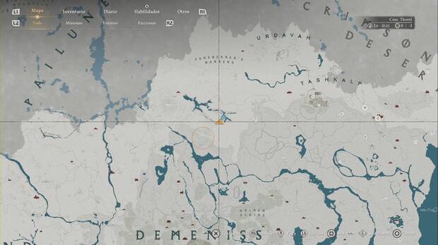 Crimson Desert - Ruinas ancestrales, ubicaci�n de las Ruinas de las Tierras Humeantes