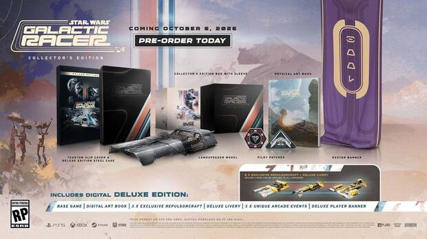 Edición coleccionista de Star Wars: Galactic Racer
