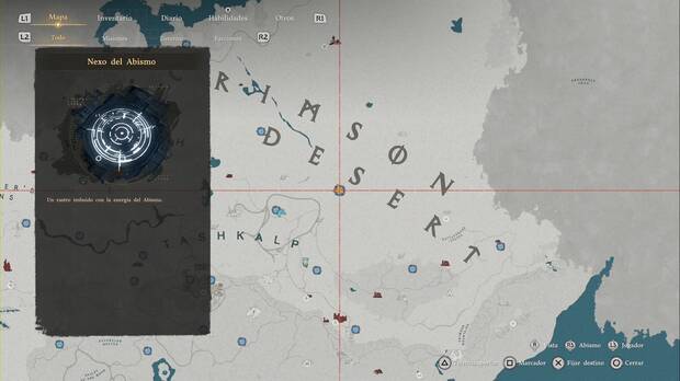 Crimson Desert - Nexos del Abismo en Varnia,  ubicaci�n del punto de viaje r�pido Yermos del Precursor (3)